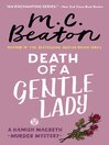 Cover image for Death of a Gentle Lady